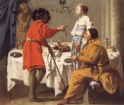 Hendrick the Brugghen Jacob Reproaching Laban for giving Him Leah in Place of Rachel USA oil painting artist